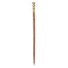 Design Toscano Empress Collection: Brass Capstick Solid Hardwood Walking Stick TV6184